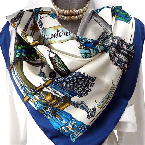 Hermes silk scarves